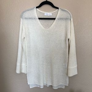 Ivory lightweight sweater